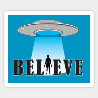 Alien Abduction Sticker